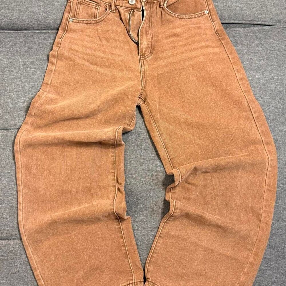 Shein Women's Tan and Brown Jeans